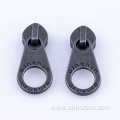 engraved logo ring zipper pull